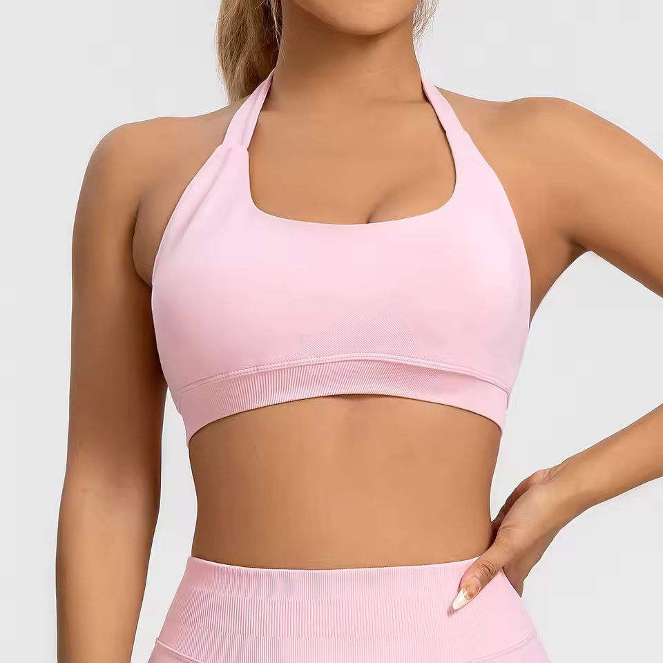 スポーツブラ レディース シームレス ホルターネックトップ  - Seamless Underwear Women のレビューと価格