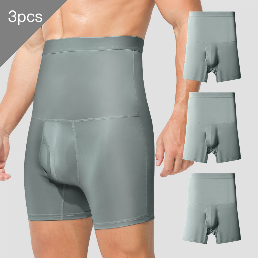 メンズスポーツ下着3枚：ハイウエスト、ベルト付き、ロング丈、 - Corset Waist Cinch のレビューと価格