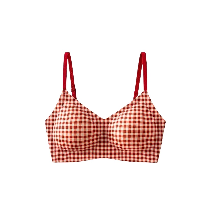 レディースシームレスワイヤレスプッシュアップブラ、柔らかく通 - Bralette Wireless Soft のレビューと価格