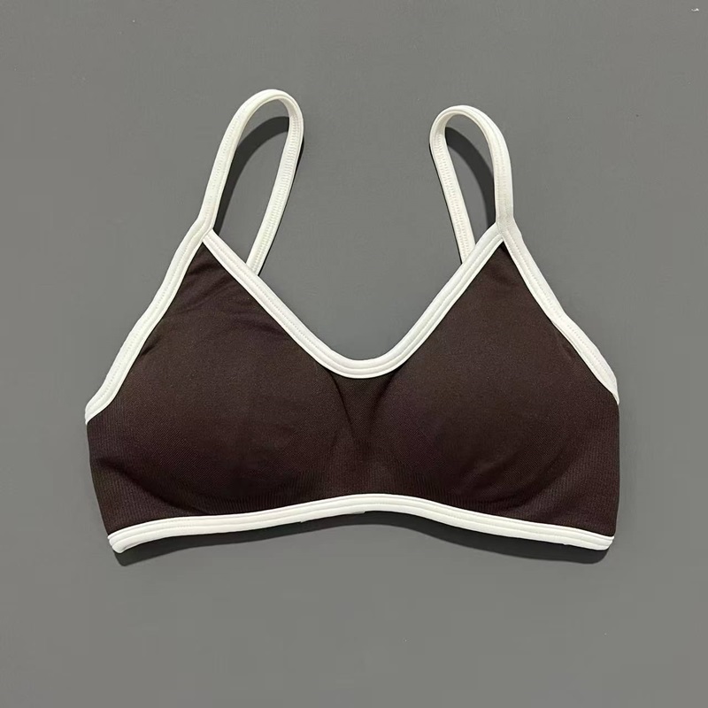 コントラストラインブラ 女性用 バックレスニットスポーツブラ - Strapless Bra Backless のレビューと価格