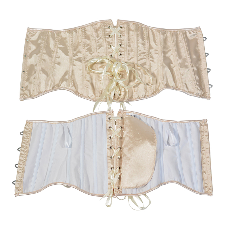 女性用サテンアンダーバストコルセット,スリミングウエストコル - Corset Waist Cinch のレビューと価格